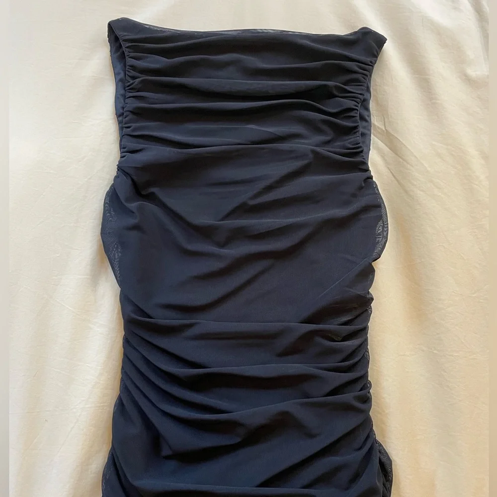 SIGNIFICANT OTHER, Saria ruched knit-jersey midi dress, US 2 - Picture 3 of 8